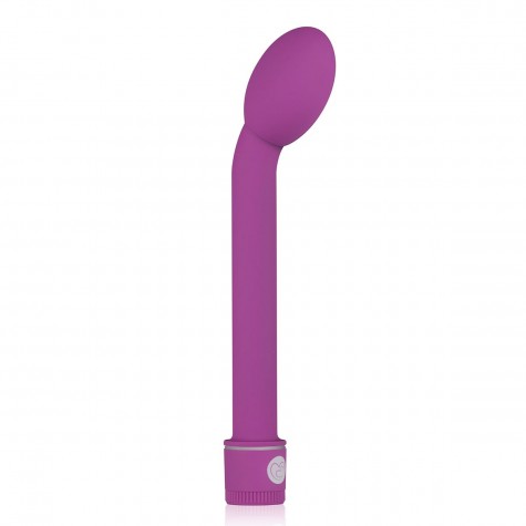 Фиолетовый вибратор для точки G Easytoys G-Spot Vibrator - 21 см.